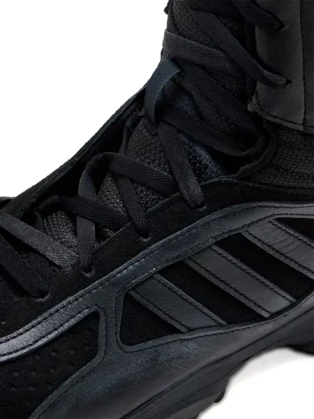 Prugaste tenisice Adidas Adizero s vezicama od brušene kože crna