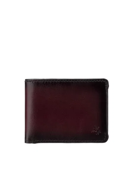 Кожаный кошелек Visconti бордовый