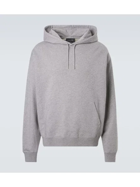 Hanorac cu glugă Canada Goose din material terry gri