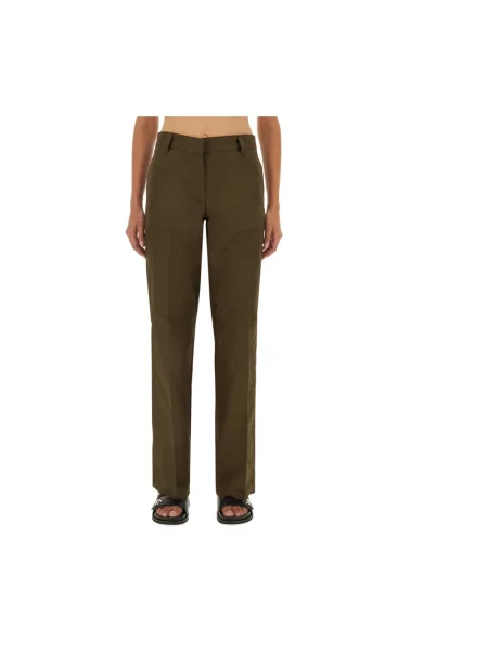 Spodnie Tory Burch zielone