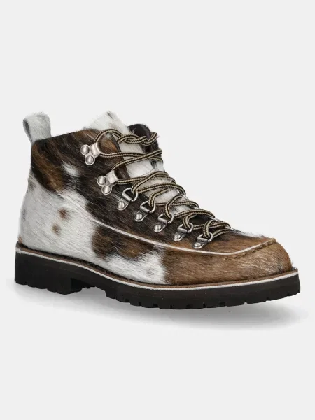 Fracap bocanci de piele Magnifico cu plat maro