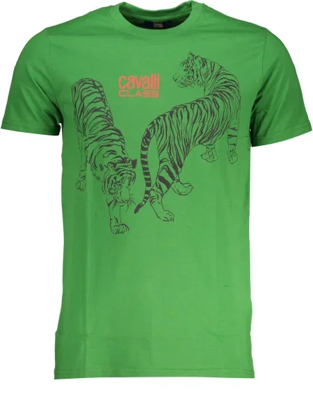 Tricou Cavalli Class scurt negru