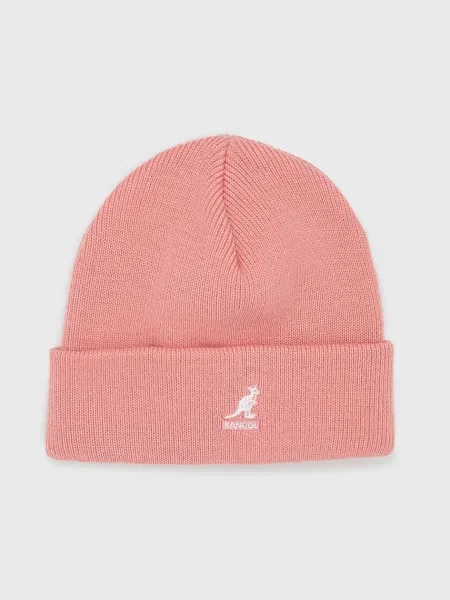 Čepice Kangol z husté pleteniny růžová