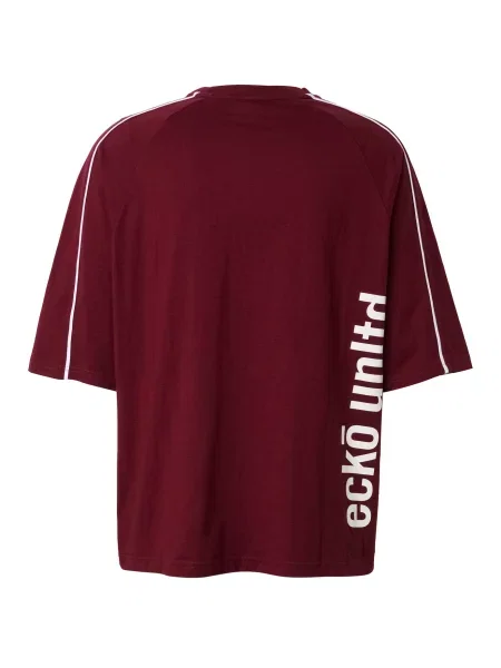 Ecko Unlimited Póló Strong sötétvörös fehér