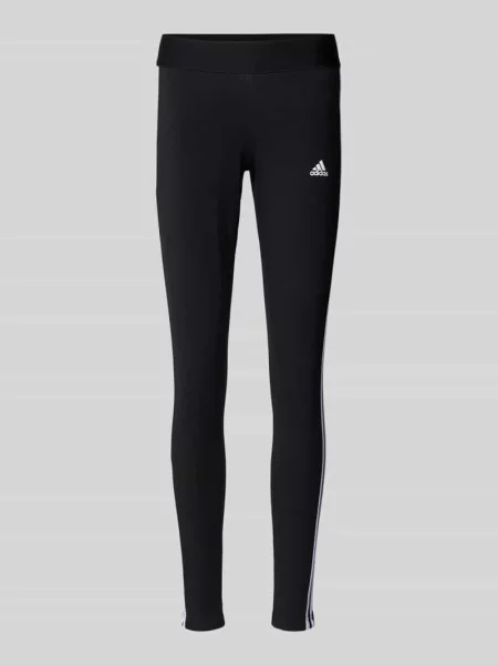 Legginsy 3S Fitness Adidas czarne białe