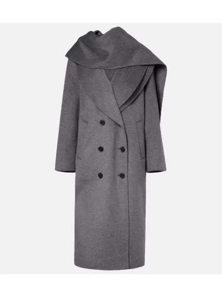 Palton Róhe de lână gri
