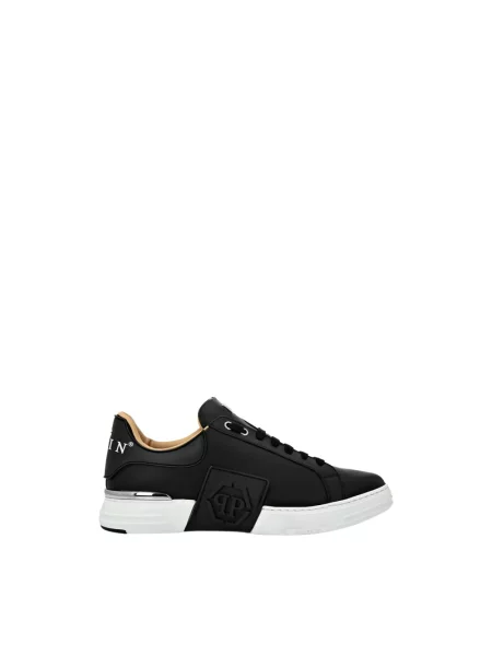 Sneakersy Philipp Plein skórzane czarne