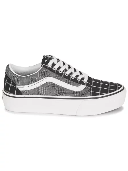 Platform talpú félcipő Vans szürke