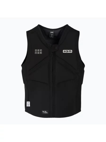 Kamizelka ochronna ION Vector Core Front Zip black czarna