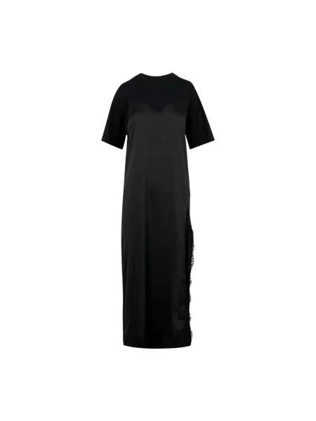 Długa sukienka maxi Msgm czarna