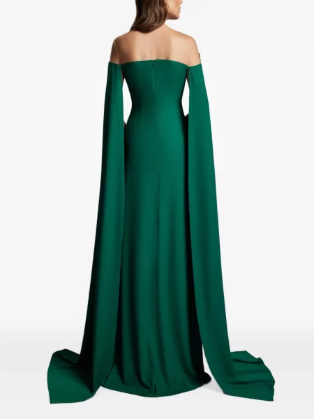 Rochie maxi Cristallini verde