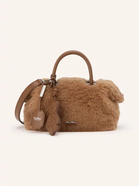 Max Mara Torebka Teddyholdal Small braun brązowa