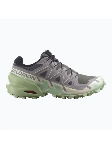 Buty do biegania Salomon Speedcross 6 castlerock/vanilla ice/smoke green szare