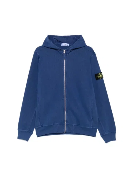 Sweter Stone Island z kamieniami niebieski