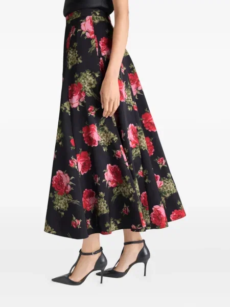 Spódnica midi Cinq A Sept do kolan czarna