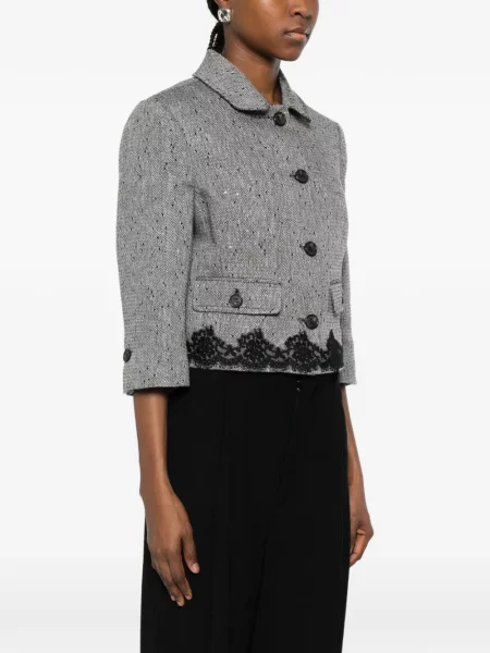 Kurtka Ermanno Firenze koronkowa szara