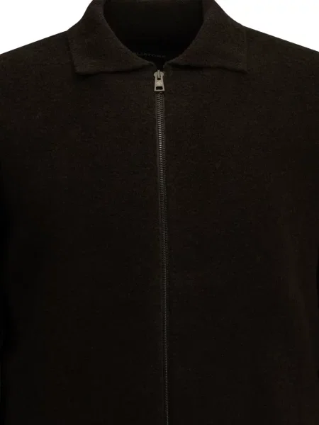 Gulerat cardigan Tagliatore maro