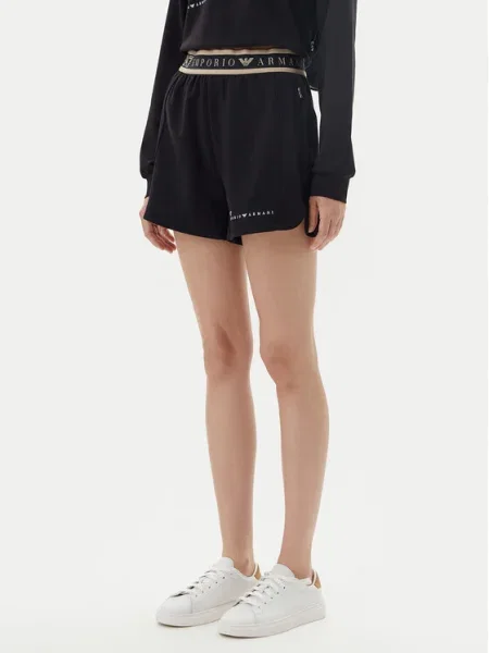 Emporio Armani Спортни шорти черен