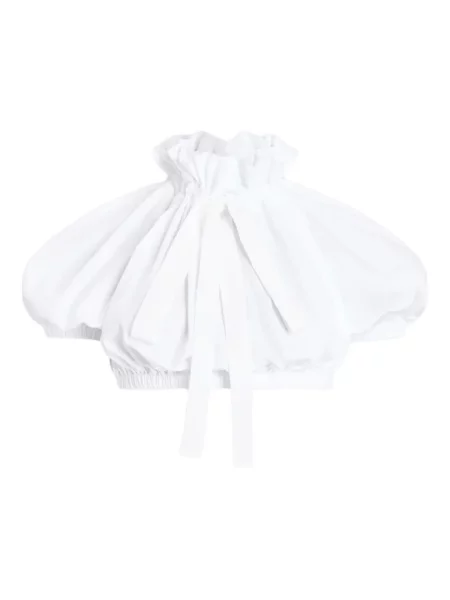 Bluzka Patou z falbankami biała