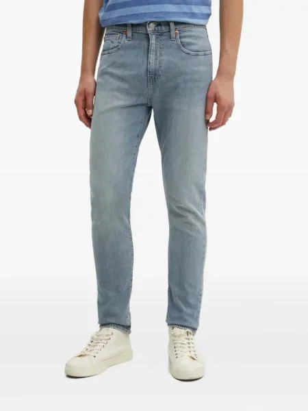 Retro zvonové zvonové džíny Levi's 511 s oděrkami modré
