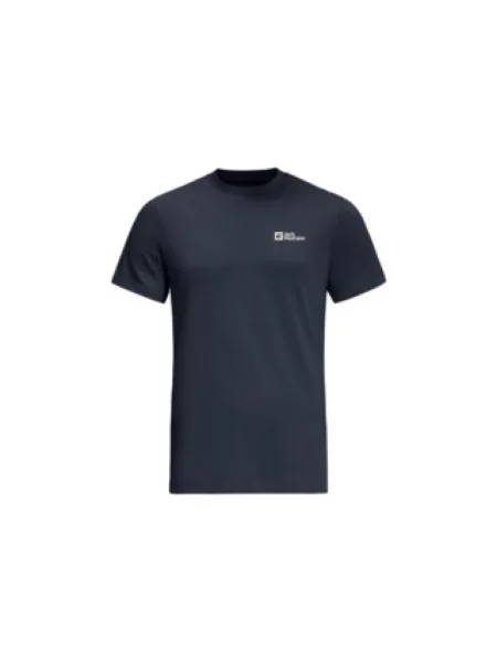 T-shirt z krótkim rękawem Jack Wolfskin Essential ciemnoniebieski S niebieska