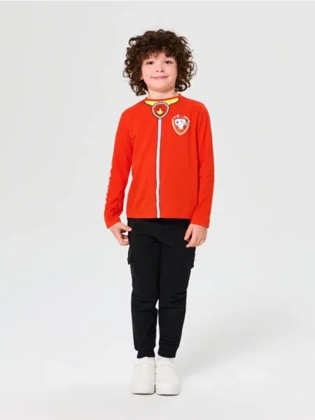 Sinsay Tričko s dlouhými rukávy PAW Patrol červená