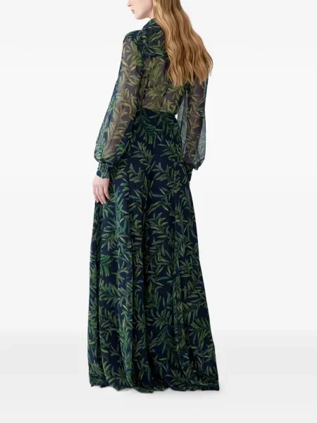 Cămașă Carolina Herrera cu imagine verde