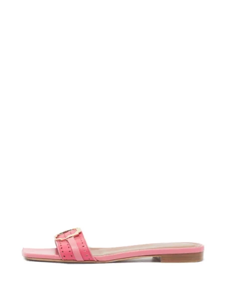 Sandale Malone Souliers fără toc cu cataramă roz