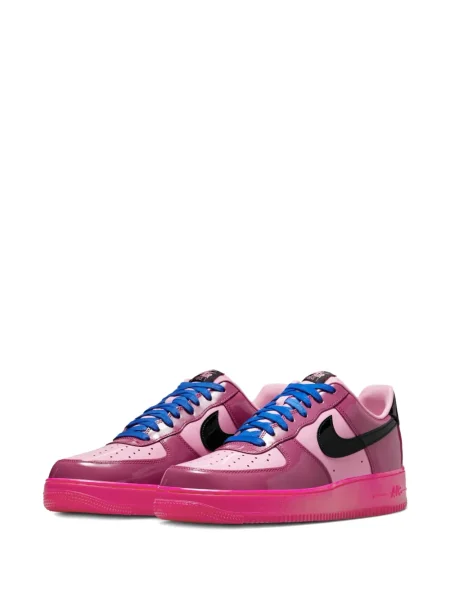 Бягане маратонки Nike Air Force 1 с връзки с дантела черно