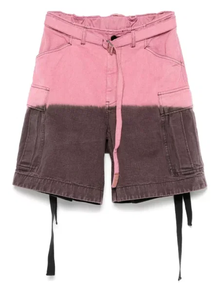 Bermudy Sacai růžové