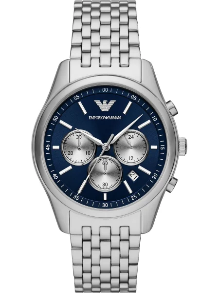 Emporio Armani Ceas analogic bleumarin argintiu