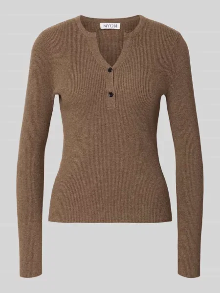 Longsleeve w optyce dzianiny Myon