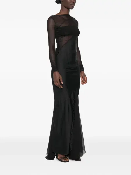 Lung rochie maxi Rick Owens negru