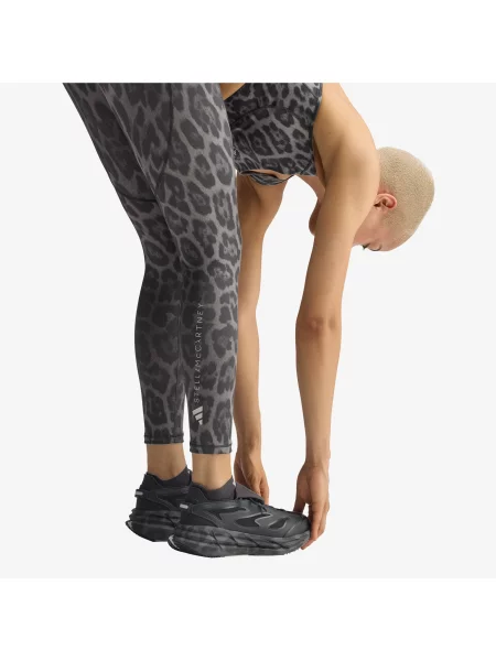 Telovadnica hlače Adidas Performance s potiskom siva
