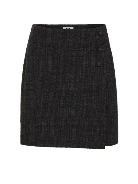 WE Fashion Fustă gri negru