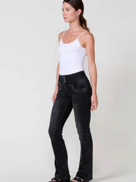 KOROSHI Jeans negru