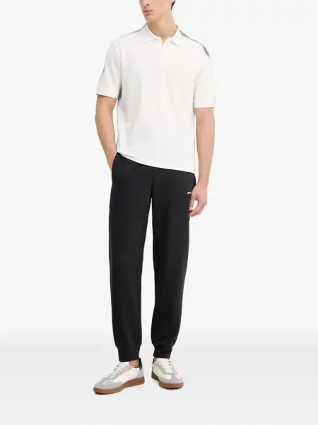 Polo Armani Exchange με κέντημα λευκό