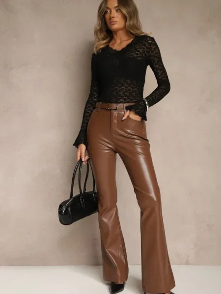 Pantaloni Vebria maro