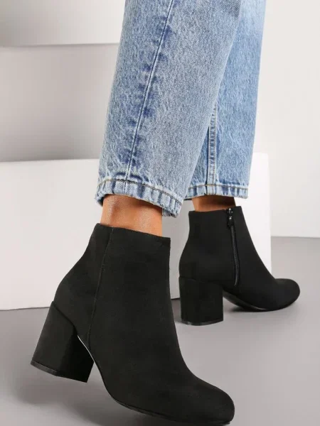 Botine Home With You negre