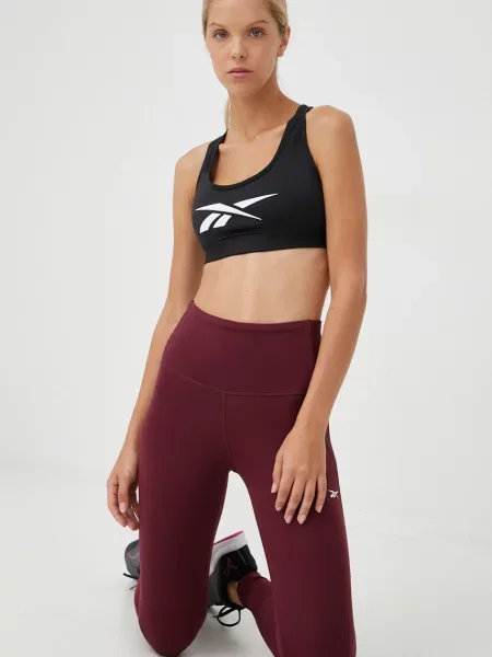 Športová podprsenka Reebok LUX COLLECTION čierna