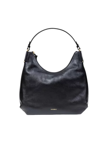 Torebka hobo Coccinelle skórzana czarna