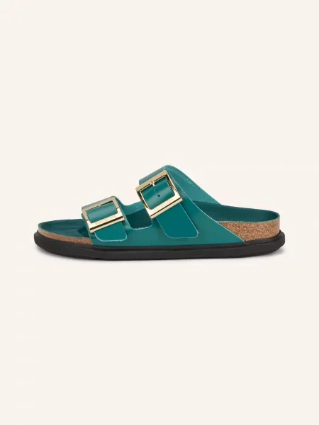 Birkenstock Pantofle Arizona Droplet Buckle petrolejová