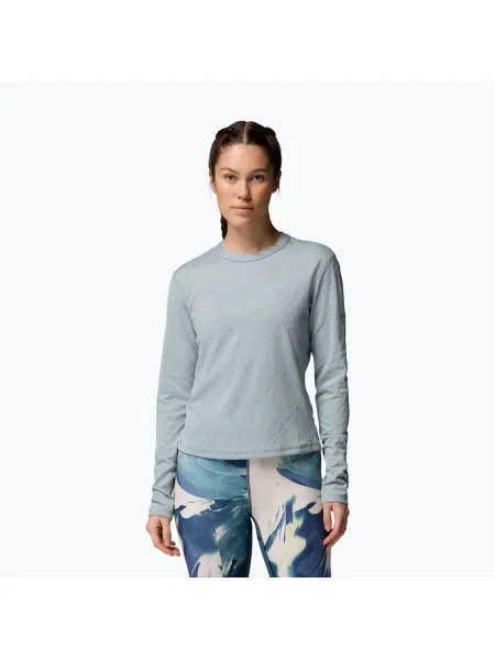 Tricou de trekking cu mâneci lungi pentru femei Columbia Granite Point Crew crushed blue albastru