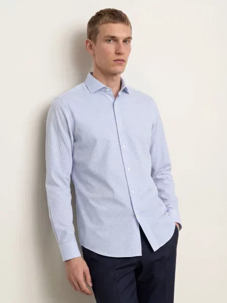 Boss Košile Joe Regular Fit / tmavě modrá bílá