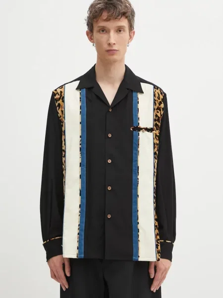 Košulja Wacko Maria Switching relaxed crna