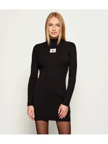 Calvin Klein Jeans Rochie de zi negru
