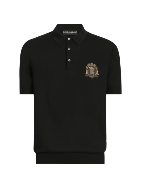 Polo Dolce & Gabbana de lână negru