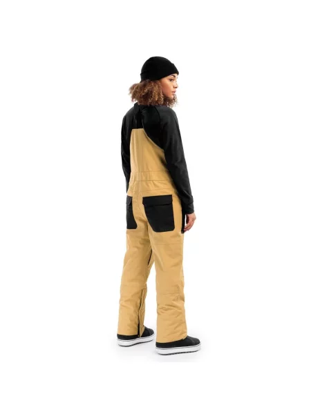 Spodnie snowboardowe z szelkami Maple-W czarne