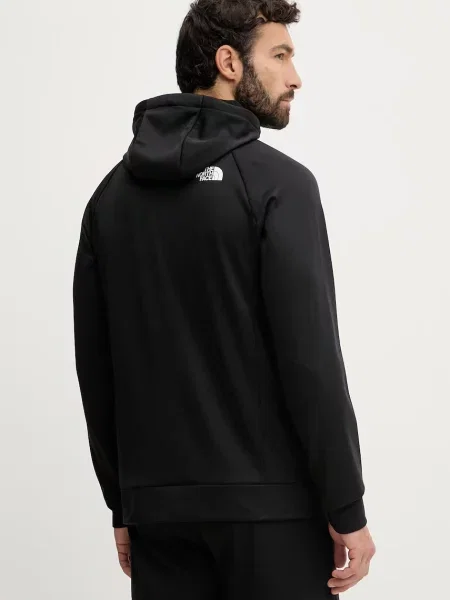 Férfi The North Face Reaxion kapucnis teljes heather pulóver. Méret: L fekete