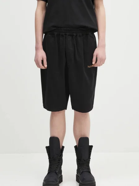No Problemo pantaloni scurți din Mini Problemo Work Short Twill negru